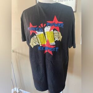 Supreme Money Power Respect vintage shirt men’s size XL Black Cotton T-Shirt
